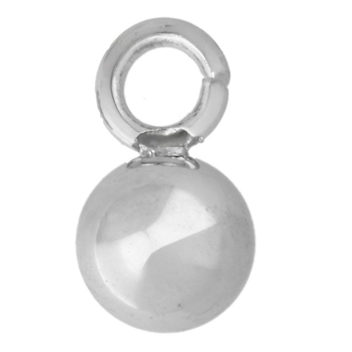 Mini breloques boule 4 mm - Acier inoxydable 304L x10