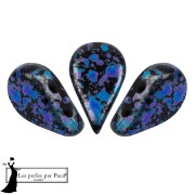 Perles en verre Amos® par Puca® 5x8 mm - Enamel Blue x10g