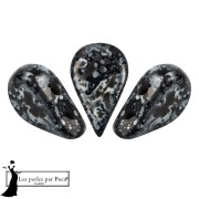 Perles en verre Amos® par Puca® 5x8 mm - Enamel Grey x10g