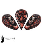 Perles en verre Amos® par Puca® 5x8 mm - Enamel Red x10g|raw }}