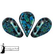 Perles en verre Amos® par Puca® 5x8 mm - Enamel Turquoise x10g|raw }}