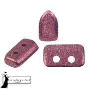 Perles en verre Piros® par Puca® 2x5 mm - Bronze Light Plum x10g|raw }}
