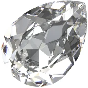 Cabochon PureCrystal 4320 6x4 mm - Crystal x1