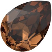 Cabochon PureCrystal 4320 6x4 mm - Reinvented Smoked Topaz x1