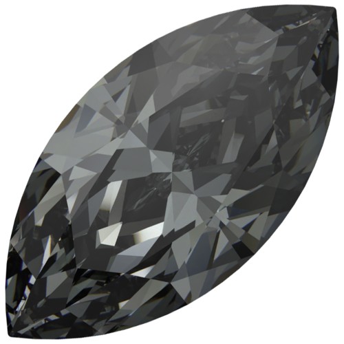 Navette PureCrystal 4210 10x5 mm - Crystal Silver Night x1