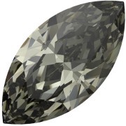 Navette PureCrystal 4210 10x5 mm - Black Diamond x1