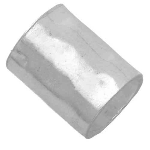 Perle tube martelé 5x4 mm - Argent 925 x1