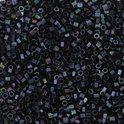 Miyuki Delica 15/0 Hex Cut DBSC0002 - Dark Blue Iris Metallic x5g