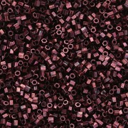 Miyuki Delica 15/0 Hex Cut DBSC0012 - Dark Raspberry Metallic x5g
