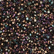 Miyuki Delica 15/0 Hex Cut DBSC0023 - Smoky Gold Iris Metallic x5g