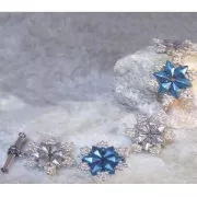 Diamonduo 2-hole 5x8 mm Crystal Valentinit x10g