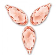 Gouttes Swarovski 6010 11x5.5 mm Rose Peach x4|raw }}