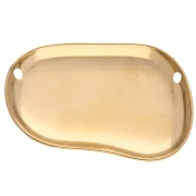 Pendentif intercalaire irrégulier 30x45 mm - Acier inoxydable 304 Doré x1