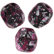 Facettes 4 mm Jet Tweedy Pink x50|raw }}