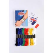 Coffrets Bracelets Bresiliens Spécial Supporters 15 échevettes & perles alphabet