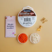 Mes bijoux DIY - Kit boucles d'oreilles avec perles rocailles en étoile de mer
