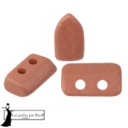 Perles en verre Piros® par Puca® 2x5 mm - Neon Chocolate x10g