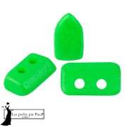 Perles en verre Piros® par Puca® 2x5 mm - Neon Green x10g