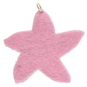 Pendentif coquillage 48x52 mm en perles brodés - Blanc - Bronze x1