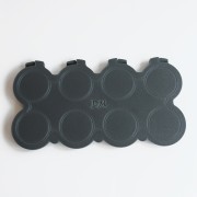 Organisateur de perles 8 emplacements de 48 mm - Dark Grey x1