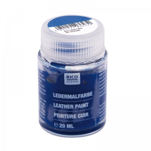 Peinture pour cuir Bleu x20ml
