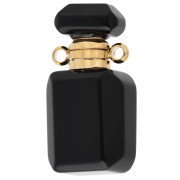 Flacon de parfum pendentif 20x10 mm en pierre gemme - Onyx noir x1