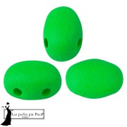 Opaque White - Perles en verre Samos® par Puca® 5x7 mm - Neon Green x10g Perles en verre Samos® par Puca® 5x7 mm - Neon Green x10g