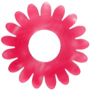 Pendentif fleur marguerite 20 mm acétate - Marbré Rose fluo x1|raw }}