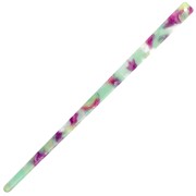 Pique à cheveux 170x9 mm avec trou - Ecaille de tortue - Menthe - Fuschia x1