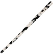 Pique à cheveux 170x9 mm avec trou - Ecaille de tortue - Noir - Beige x1
