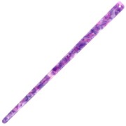 Pique à cheveux 170x9 mm avec trou Ecaille de tortue - Violet - Rose - Beige nacré