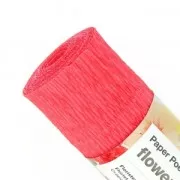 Crépon fleuriste pour fleurs en papier 25 cm Rouge x 250cm