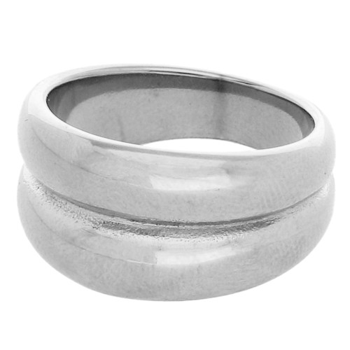 Bague large 11.5 mm - Taille 51 - Acier inoxydable 304 x1