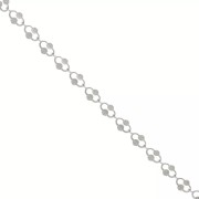 Chaîne maille fantaisie 6.4 mm - Acier inoxydable 304 x1m