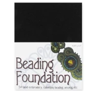 Coupons de feutrine pour broderie 11x14 mm - Noir x4