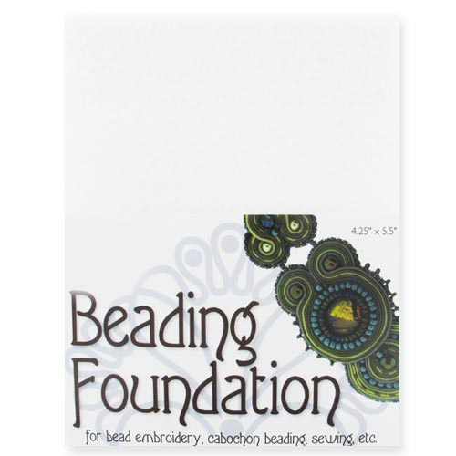 Coupons de feutrine pour broderie 11x14 mm - Blanc x4