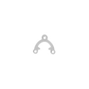 Intercalaires 1 pont 9.5x8.5 mm - Argenté x20|raw }}