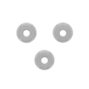 Rondelles Heishi 4x1.8 mm - Argenté x20
