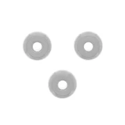 Rondelles Heishi 4x1.8 mm - Argenté x20