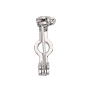 Support de broche 14 mm - Argenté x1