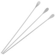 Clous têtes gouttes 51x0.7 mm - Argenté x10