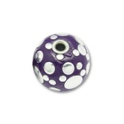 Embouts caps 8 mm pour perles en pâte polymère - Argenté x50