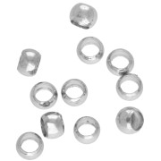 Perles à écraser 2 mm - Argenté x200