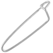 Broche épingle à nourrice à décorer 26.5 mm - Argenté x1|raw }}