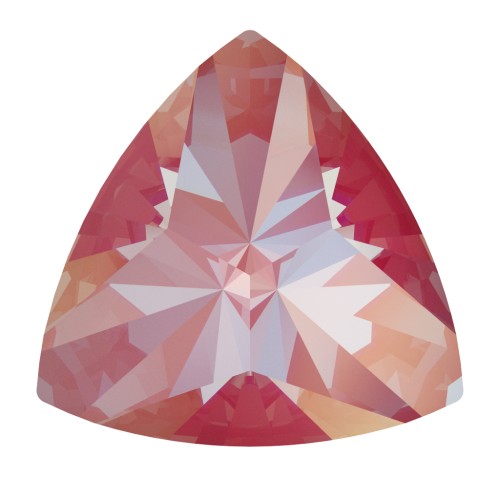 Cabochon triangle Swarovski 4799 9 mm Crystal Lotus Pink Delite x 1