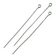 Clous tête ronde 50x0.7 mm souple argenté x25