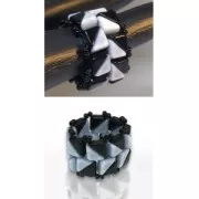 Tango 2-hole 6 mm Crystal  x10g