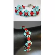 Tango 2-hole 6 mm Crystal  x10g