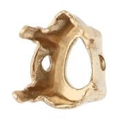 Serti griffe pour cabochon PureCrystal 4320 6x4 mm - Doré x1