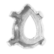 Serti griffe pour cabochon PureCrystal 4320 6x4 mm - Argenté x1